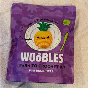The Woobles Pinya the Pineapple Learn to Crochet Kit - NEW!